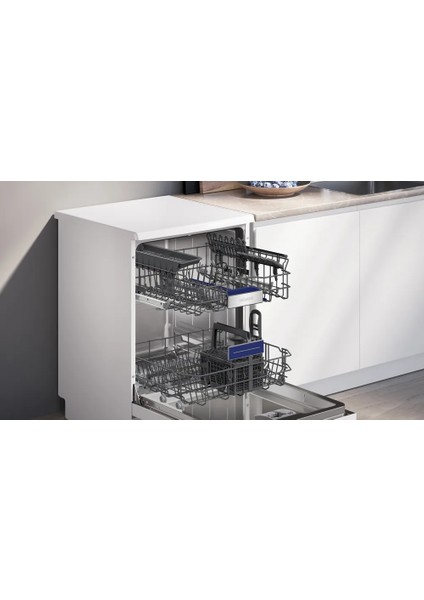 SN25EW63KT Bulaşık Makinesi 6 Programlı Beyaz