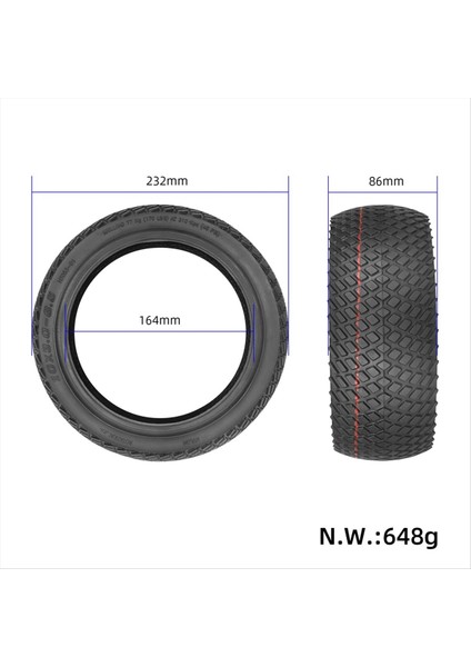 NINEBOTMAXG30 10 Inç Elektrikli Scooter Lastiği Için 10X3.0-6.5 Vakum Lastiği (Yurt Dışından) fiyatları
