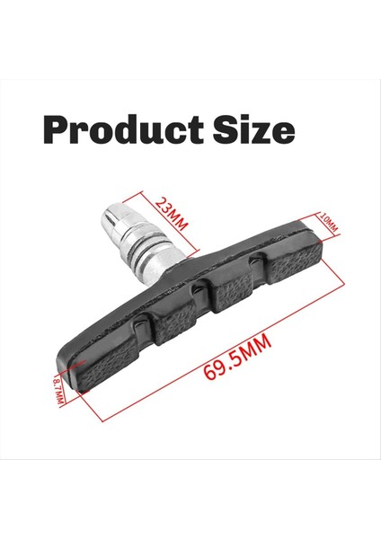 4 Çift Bisiklet Fren Balataları 451/20 Inç Bisikletler Için V Fren Balataları (Yurt Dışından) modelleri