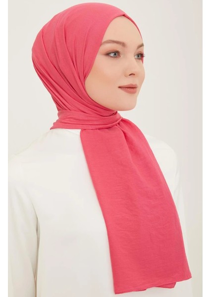 Trend Naturel Soft Şal 23 Pembe Düz Renk