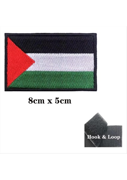 Açık Hava Için Nakışlı Rozet Üzerine 10 Adet Filistin Bayrağı Yamalı Kol Bandı (Yurt Dışından) modelleri
