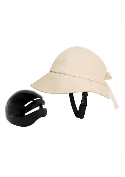 Bisiklet Kaskı Şapka Şeklinde Kask Balıkçı Şapkası Kadınlar Için Güneş Şapkası (Yurt Dışından)