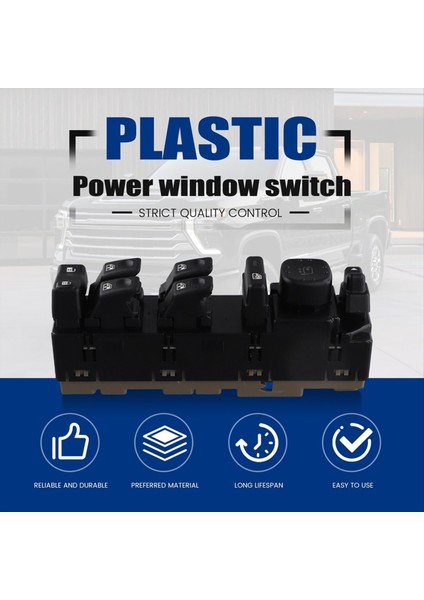 Ön Sürücü Güç Penceresi Kontrol Anahtarı 15186208 15883319 15125142 Chevy Silverado 2003-2006 Gmc Sierra (Yurt Dışından) indirimleri