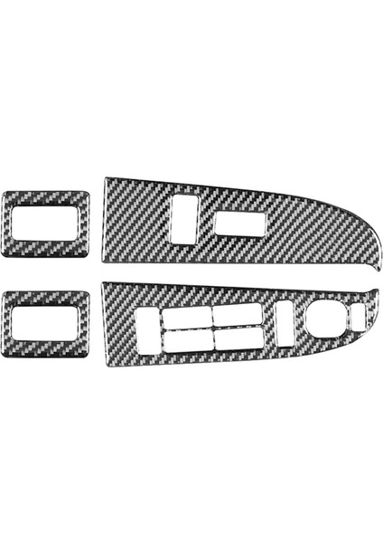 Chevy Silverado Için Karbon Fiber 1500 1999-2002 Pencere Asansör Anahtarı Kapak Trim Çerçeve Iç Aksesuarlar (Yurt Dışından)