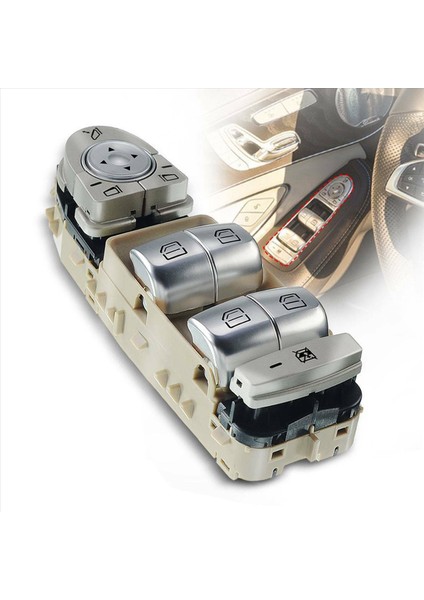 Mercede-Benz C300 GLC300 GLC43 C43 C63 W205 S205 C253 2015-2018 Master Enerji Penceresi Anahtarı Ön A2059056811 (Yurt Dışından) modelleri