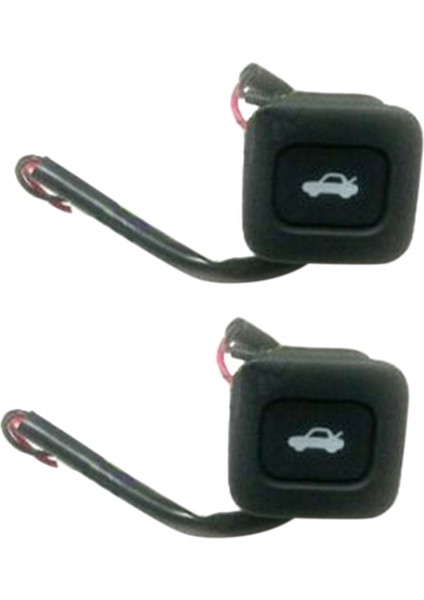 2x Arka Bagaj Kapısı Açık Düğmesi Anahtar-Hyundai Elantra/ Avante Hd 2007-2010 93555-2H000 (Siyah) Için (Yurt Dışından)