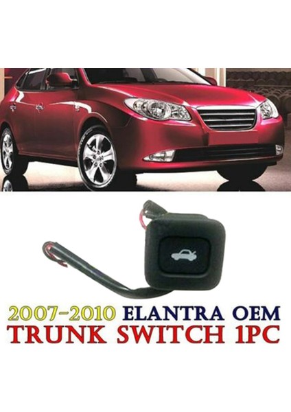 2x Arka Bagaj Kapısı Açık Düğmesi Anahtar-Hyundai Elantra/ Avante Hd 2007-2010 93555-2H000 (Siyah) Için (Yurt Dışından) modelleri