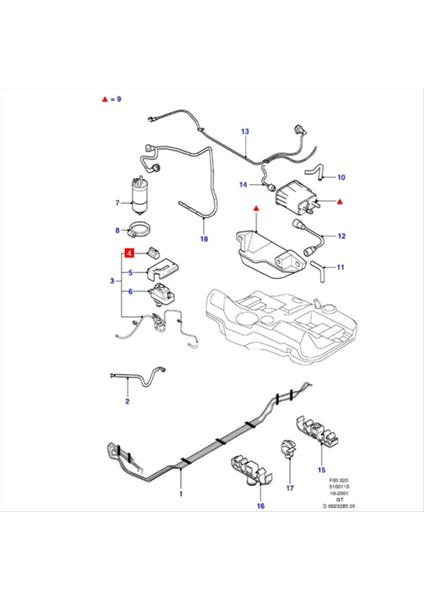 Ford Mondeo (Gt) 2 5l 2004-2007 Için Boru 2S719C915CB 2S7112A188AA (Yurt Dışından) indirimleri