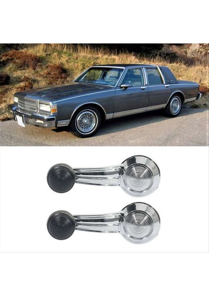 Pontiac Cadillac Chevy Olds Buick Için 1 Çift Set Krom Kapı Penceresi Krank Sapı 1732326 20348200 (Yurt Dışından) modelleri