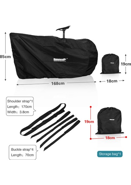 Rhinowalk Dağ Bisikleti Taşıma Çantası 26-29 Inç 700C Seyahat Bisikleti Için (Yurt Dışından) modelleri