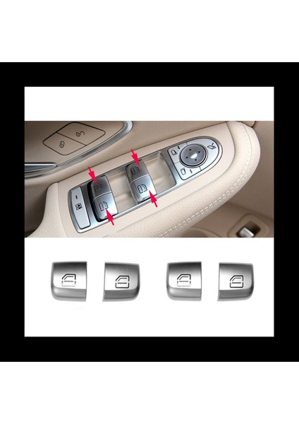 2x Araç Ana Koltuk Pencere Kontrol Anahtarı Onarım Düğmesi Mercedes Benz C-Class W205 Şasi Glc Full Series 2015 (Yurt Dışından) indirimleri