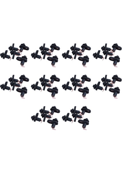 50 Adet Siyah Kapı Lambası Işık Anahtarı Araba Montajı (Yurt Dışından)