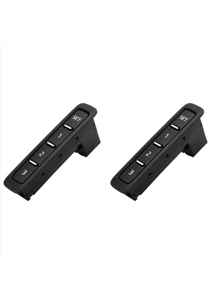 2 Adet Araba Sürücüsü Koltuk Ayar Bellek Anahtarı Düğmesi Siyah Koltuk Bellek Anahtarı Düğmesi Skoda Passa 1z0 959 769 A (Yurt Dışından)