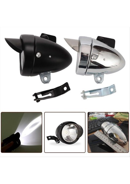 Bisiklet Lambası Vintage Bisiklet Aksesuarları Siyah (Yurt Dışından) fiyatları