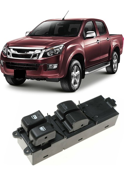 2x 8-98192249-1 Isuzu D-Max 2011-2019 Için Elektrikli Pencere Kontrol Mater Anahtarı (Yurt Dışından) fiyatları