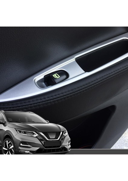 Nissan Qashqai Için 2014 2015 2015 2017 2017 Araba Stil Abs Krom Krom Koltuk Kapısı Pencere Anahtarı Panel Kapak Döşeme (Yurt Dışından) fırsatları