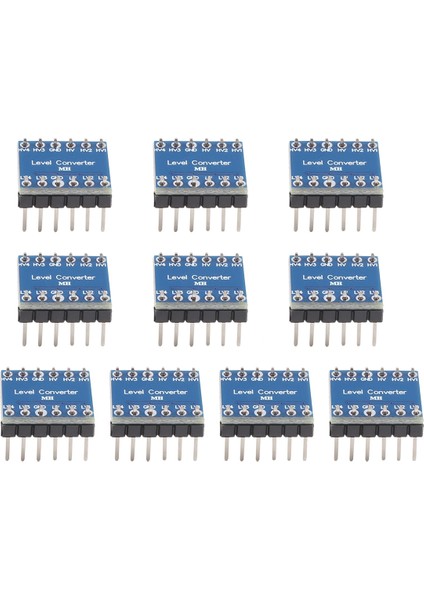 10PCS 4 Kanal Iıc I2C Mantık Seviye Dönüştürücü Iki Yönlü Modül 3 3V Ila 5V Vites Değiştiricisi (10 Paketi) (Yurt Dışından)