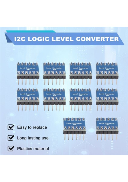 10PCS 4 Kanal Iıc I2C Mantık Seviye Dönüştürücü Iki Yönlü Modül 3 3V Ila 5V Vites Değiştiricisi (10 Paketi) (Yurt Dışından) fırsatları