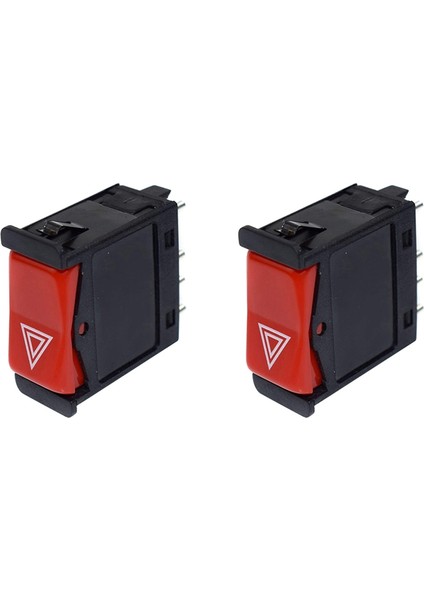 2x Uyarı Acil Tehlike Işık Flaşör Anahtarı 1248200110 Mercedes-Benz Için W124 W201 W202 500E 300CE 400E 190E (Yurt Dışından)