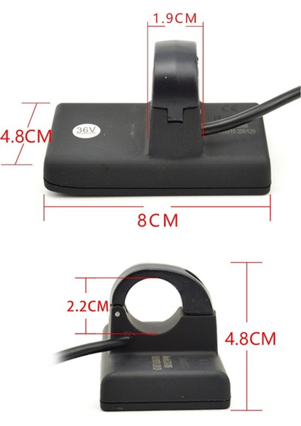 S866 Elektrikli Bisiklet Ekranı Kontrol Paneli Sm Fişi, 36V-48V B (Yurt Dışından) modelleri