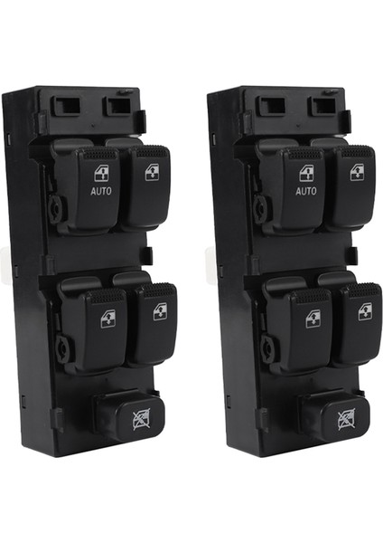 Hyundai Getz 2005 Için 2x Ön Master Elektrik Güç Penceresi Kontrol Anahtarı Sürücü Tarafı 93570-1C110 (Yurt Dışından)