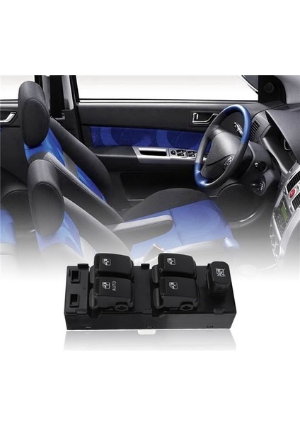 Hyundai Getz 2005 Için 2x Ön Master Elektrik Güç Penceresi Kontrol Anahtarı Sürücü Tarafı 93570-1C110 (Yurt Dışından) indirimleri