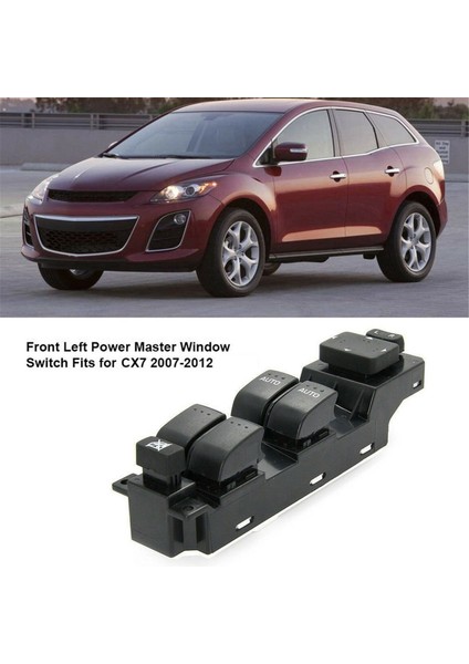Elektrikli Pencere Ana Kontrol Anahtarı 2007-2012 Için Uygun Mazda Cx7 Sol Sol Sürücüler Yan Değiştirme Parçası GS3L-66-350 (Yurt Dışından) modelleri