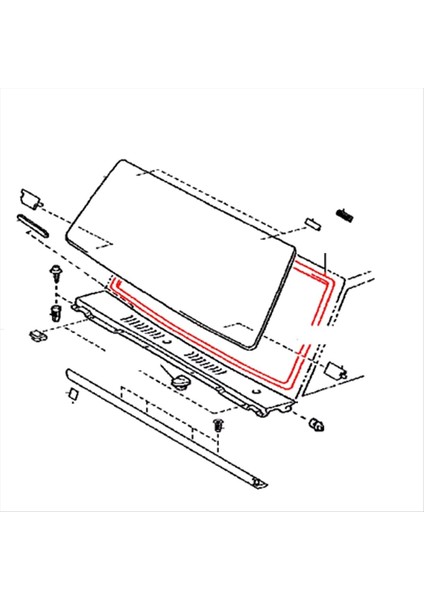 Toyota Land Cruiser Hardtop FZJ71 GRJ76 HZJ78 2007-2017 Için Araba Ön Ön Cam Havaalanı 56121-60140 (Yurt Dışından) fiyatları