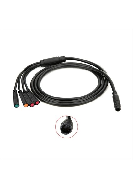 Bazı Kt Kontrol Üniteleri Için Elektrikli Bisikletlere Uygun Su Geçirmez 8 Pinli Ana Kablo (Yurt Dışından)