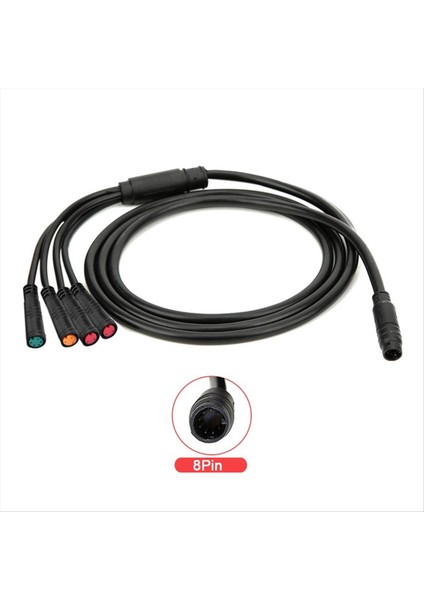 Bazı Kt Kontrol Üniteleri Için Elektrikli Bisikletlere Uygun Su Geçirmez 8 Pinli Ana Kablo (Yurt Dışından) fiyatları