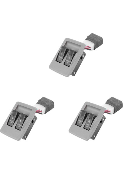 3x Araba Sol Ön Enerji Penceresi Anahtarı Güç Penceresi Anahtar Düğmesi Kıa Prıde KK12B-66-350 KK12B-66-370 (Yurt Dışından)