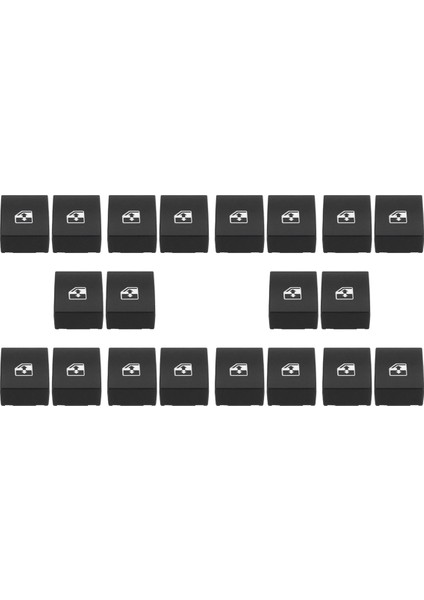 20PCS Elektrikli Pencere Anahtarı Düğmesi Kapak 13228881 Vauxhall Opel Astra Mk5 H 04-10 Zafıra B 05-11/tıgra B 04-09 (Yurt Dışından)