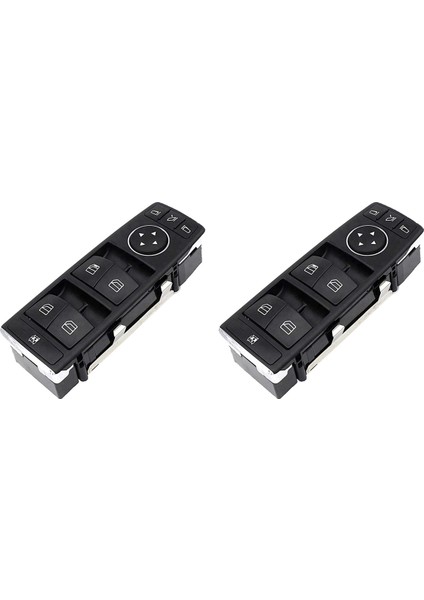 2x Elektrik Pencere Kontrol Güç Penceresi Anahtarı 1669054400 Mercedes-Benz Için X156 W176 W246 X166 Gls Gla Sınıf A M Sınıfı (Yurt Dışından)