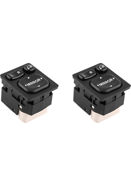 2x 9 Pin Araç Dış Plastik Arka Görünüm Ayna Güç Anahtarı Düğmesi Kontrolü 84872-52040 84870-0P010 Toyota Için Camry Rav4 (Yurt Dışından)