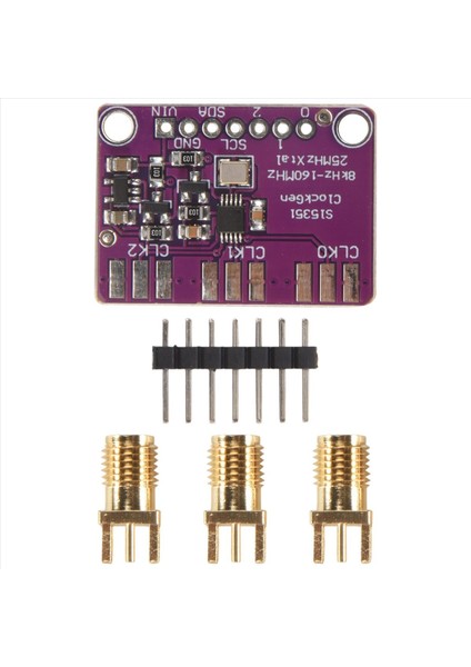 SI5351A I2C 25MHZ Saat Jeneratör Breakout Tahtası Arduino D9I2 Için 8khz Ila 160MHZ (Yurt Dışından)