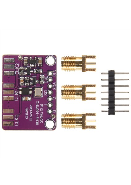 SI5351A I2C 25MHZ Saat Jeneratör Breakout Tahtası Arduino D9I2 Için 8khz Ila 160MHZ (Yurt Dışından) fiyatları