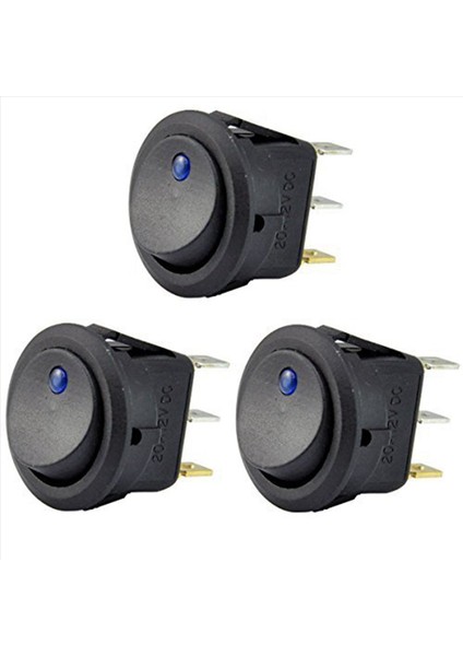 60PC 12V 20A Rocker Toggle LED Switch Blue Light Spst Boots Için Açık Kontrol Araçlar Rackıng Arars 12 Volt&#39 Luk Bir Güç Kullanıyor (Yurt Dışından) fiyatları
