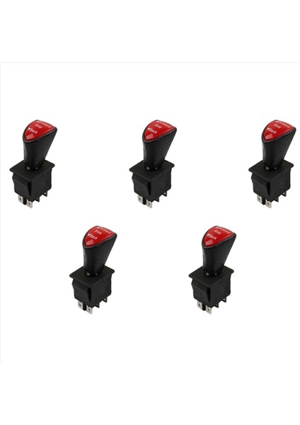 5x Forward Stop Geri Dpdt 6pin Mandal Slayt Rocker Switch KCD4-604-6P Araç Anahtarı (Yurt Dışından)