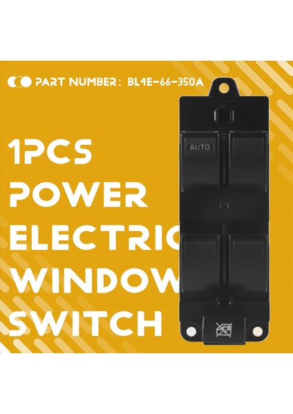 Yeni Elektrik Sol Ön Yan Güç Penceresi Mazda Için Uygun 6 2003-2005 BL4E-66-350A (Yurt Dışından) fırsatları