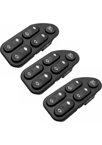 Ford Ranger Fiesta Ecosport 2004-2008 7S6514529AA Için 3x Yeni Power Ana Pencere Kontrol Anahtarı (Yurt Dışından)