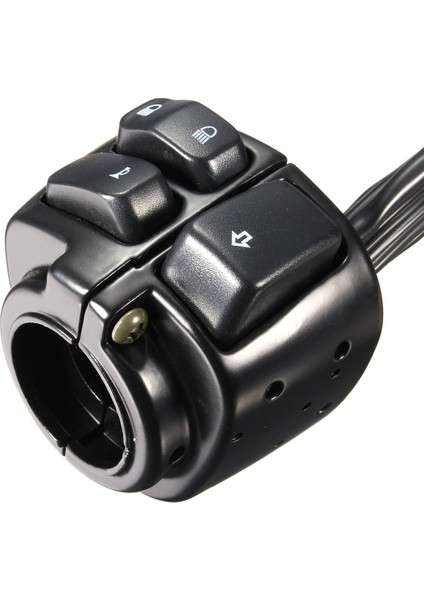 Harley Için 1 Çift Motosiklet Gideri Kontrol Lambaları (25MM) Kablo Demeti ile (Yurt Dışından) indirimleri