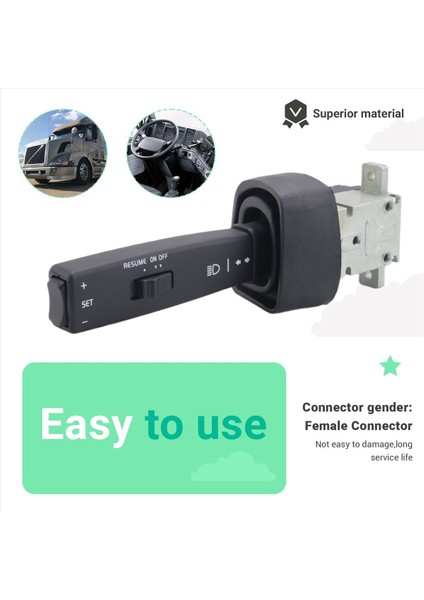 Volvo FH12 Fm Vnl Vnm Truck Için Yeni Turn Sinyal Anahtarı 2005-2012 70351744 20399170 20701049 20797836 20797838 21670857 (Yurt Dışından) modelleri