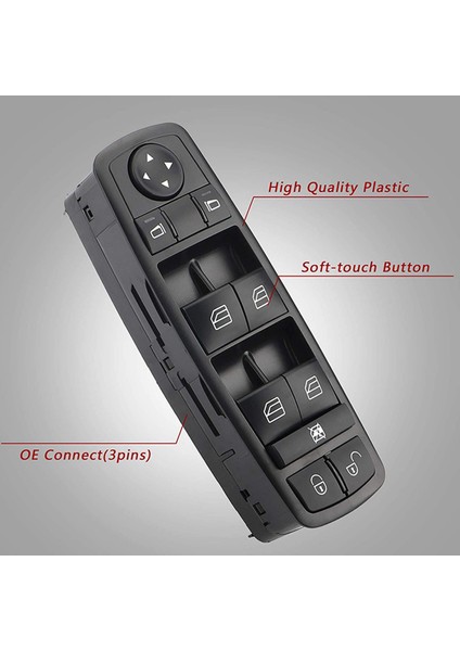 A1698206610 Mercedes-Benz Için Power Master Pencere Anahtarı A B Gl M R Sınıfı W245 W169 A150 B200 X164 2004-2012 (Yurt Dışından) fırsatları