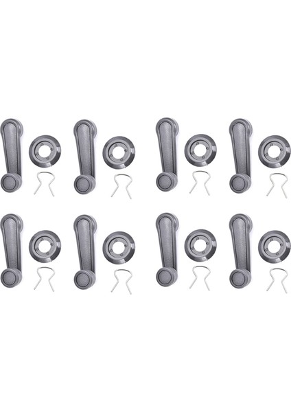 8x Evrensel Araba Penceresi Bağlantı Sarı Tutucu Krank Kapı Kol Saplaması (Yurt Dışından)