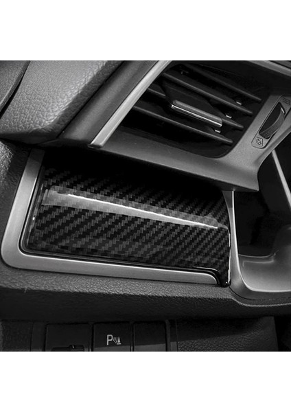 Araba Iç Gösterge Paneli Panel Honda Civic 10 Gen 2016 2017 2018 2019-2021 Karbon Fiber Görünüm (Yurt Dışından) modelleri