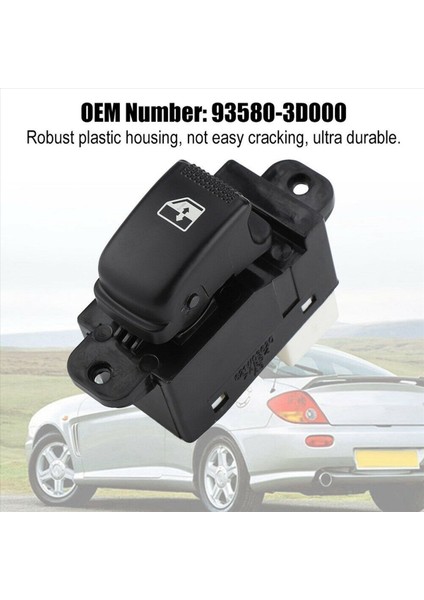 Hyundai Elantra Sonata Kia Rio Için 10X Yolcu Tarafı Elektrikli Pencere Anahtarı 93580-3D000 (Yurt Dışından) indirimleri