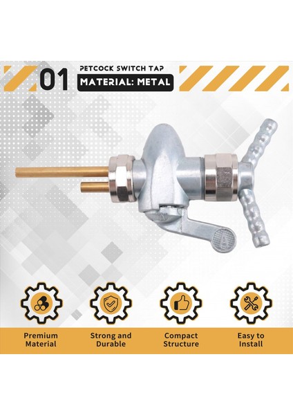 Motosiklet 2 Outlet Petcock Yakıt Valfleri Anahtarı -Bmw R51/3 R67 R67/2 R67/3 R68 R69 R50 R50S R60 R60/2 R69 R69S (Yurt Dışından) fırsatları