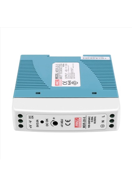 Mdr-20 5V 20W Dın Demiryolu Güç Kaynağı Ac-Dc Sürücü Voltaj Regülatörü Güç Suply 110V 220V (Yurt Dışından)