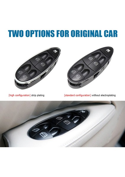 2118210058 Mercedes Benz E-Serisi W211 2003-2008 Için Araç Elektrikli Güç Penceresi Anahtarı (Yurt Dışından) fiyatları