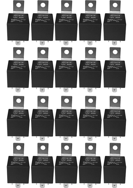 20 Pcs 5 Pin 12V Röle Anahtarı (Spdt) (30/40 Amper) Otomotiv Fanları Için 12 Volt Otomotiv Rölesi (Yurt Dışından)
